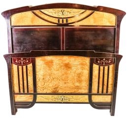 288 - CAMA DE MATRIMONIO MODERNISTA CIRCA 1900
