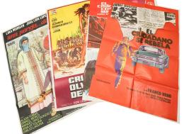 209 - CUATRO CARTELES DE CINE DE LOS AÑOS CINCUENTA