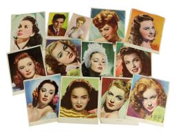 262 - LOTE DE PEQUEÑAS LÁMINAS COLOR AÑOS 40