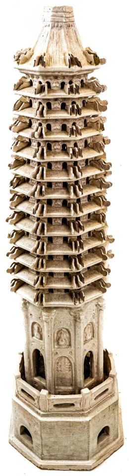 399 - PAGODA ORIENTAL DE MEDIADOS DE SIGLO XX