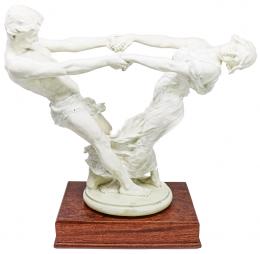 437 - FIGURA EN PORCELANA DE PRINCIPIOS DEL S.XX.
