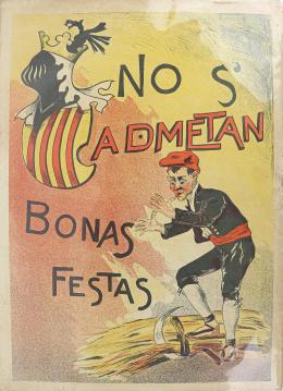 207 - CARTEL DE LAS FIESTAS DE BARCELONA DE 1897