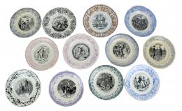 422 - DOCE PLATOS DE PRINCIPIOS DEL S.XX.