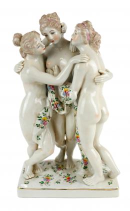 438 - FIGURA EN PORCELANA DEL ÚLTIMO CUARTO DEL S.XX