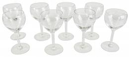 15 - CONJUNTO DE 8 COPAS DE VINO DE LA SEGUNDA MITAD S.XX