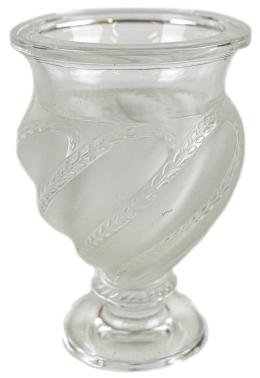 37 - JARRÓN EN CRISTAL FRANCÉS LALIQUE