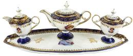 478 - SERVICIO INDIVIDUAL PARA TÉ EN PORCELANA PPS. S.XX