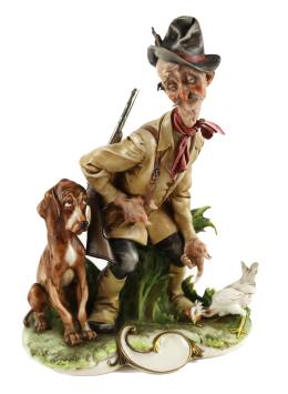 435 - FIGURA EN PORCELANA CAPODIMONTE DEL ÚLTIMO CUARTO DEL S.XX