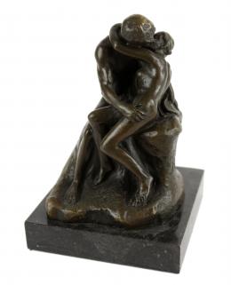 788 - ESCULTURA EN BRONCE REPRODUCIENDO OBRA DE RODIN