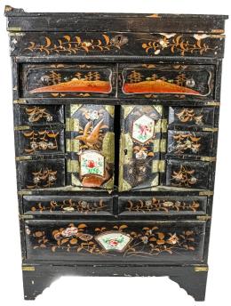 406 - PEQUEÑO MUEBLE JOYERO JAPONES DE PRINCIPIOS DEL S.XX