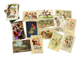 246 - COLECCION DE POSTALES ROMÁNTICAS DE LOA AÑOS 30 A 40