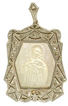 104 - MEDALLA DEVOCIONARIO DE LOS AÑOS 30