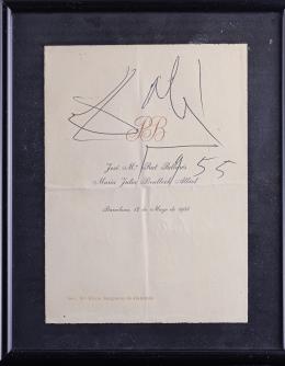 261 - FIRMA DE SALVADOR DALÍ