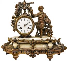 991 - RELOJ DE SOBREMESA FRANCÉS DE FINALES DEL SIGLO XIX