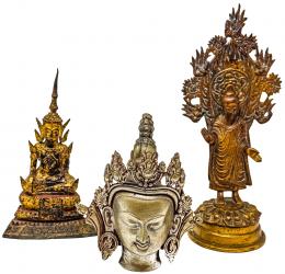 438 - TRES IMAGENES DEIDADES ORIENTALES