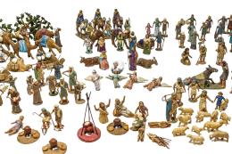 799 - GRAN CONJUNTO DE FIGURAS DE PESEBRE DEL PRIMER TERCIO S.XX