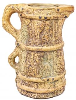 456 - JARRA DE CERVEZA EN CERÁMICA DEL PRIMER TERCIO DEL S.XX