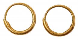 130 - PENDIENTES ARGOLLAS DE PPS. DEL S.XX