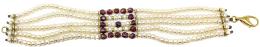 134 - PULSERA DE PERLAS Y GRANATES
