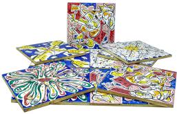 372 - COLECCIÓN DE 10 BALDOSAS DE  SALVADOR DALÍ