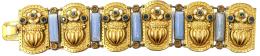 129 - PULSERA DE BISUTERÍA DE FINALES DEL S.XIX