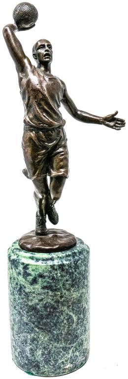 1038 - ESCULTURA EN BRONCE "JUGADOR DE BASQUET"
