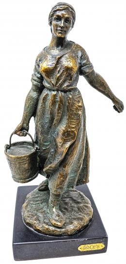 1020 - "CAMPESINA" FIGURA DECORATIVA DEL ÚLTIMO CUARTO DEL S.XX