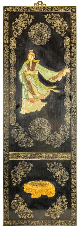 341 - PLAFÓN DECORATIVO ORIENTAL DE LA SEGUNDA MITAD DEL S.XX