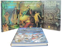 247 - CUATRO LIBROS SOBRE HISTORIA DE CATALUÑA