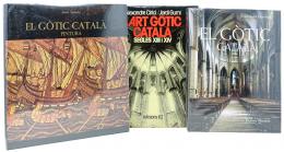 255 - TRES LIBROS SOBRE EL GÓTICO EN CATALUÑA