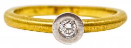 89 - ANILLO SOLITARIO CON BRILLANTE