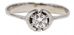 87 - ANILLO SOLITARIO CON BRILLANTE
