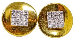 132 - PENDIENTES CON BRILLANTES
