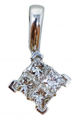 113 - COLGANTE SOLITARIO CON DIAMANTEs