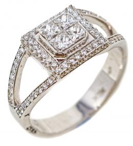 83 - ANILLO ROSETÓN CON DIAMANTES