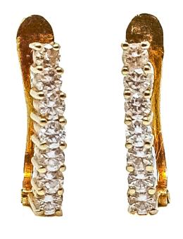 111 - PENDIENTES CON BRILLANTES