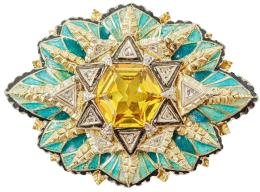 62 - BROCHE COLGANTE DE LOS AÑOS 30-40