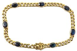 127 - PULSERA CON SIETE ZAFIROS