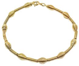 131 - PULSERA DE ORO SEMIRIGIDA