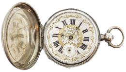 153 - RELOJ DE BOLSILLO ROBERT ROSKELL DE FLES. S.XIX