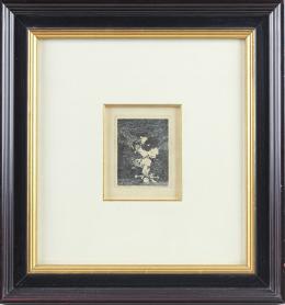 201 - GRABADO DE GOYA. GAZETTE DES BEAUX ARTS. ÚLTIMO TERCIO S.XIX