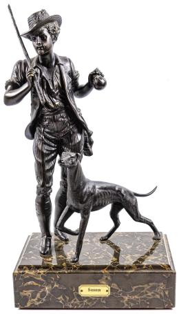 820 - FIGURA EN BRONCE DE MEDIADOS DEL S.XX
