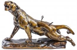 736 - FIGURA EN BRONCE DE PRINCIPIOS DEL S.XX