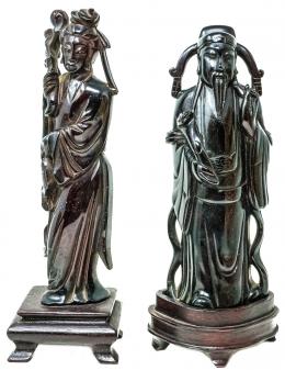 339 - DOS FIGURAS ORIENTALES DE LA SEGUNDA MITAD DEL S.XX