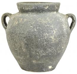 417 - OLLA EN CERÁMICA AHUMADA DE QUART