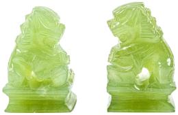 377 - DOS PEQUEÑAS FIGURAS EN JADE
