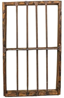 844 - REJA DE VENTANA EN HIERRO FORJADO