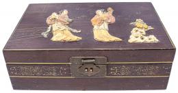 335 - CAJA CHINA DE LA PRIMERA MITAD DEL S.XX