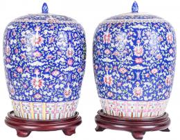 355 - PAREJA DE TIBORS ORIENTALES