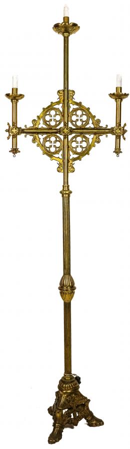 798 - GRAN CANDELABRO DE LA PRIMERA MITAD DE SIGLO XX